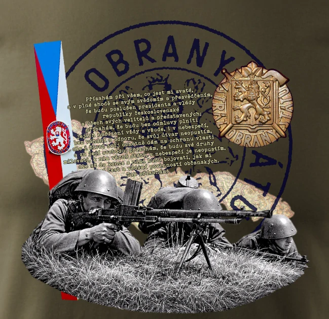 Triko STRÁŽ OBRANY STÁTU - zelené