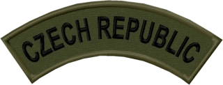 Domovenka CZECH REPUBLIC rozměr AČR zelená
