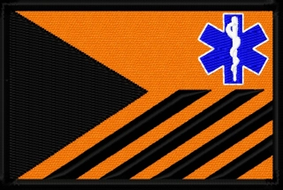 Vlajka MEDIC oranžová