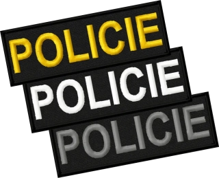 POLICIE nápis na hrudník