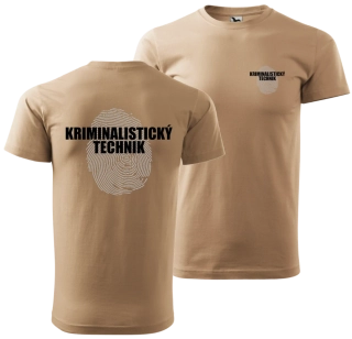 Triko KRIMINALISTICKÝ TECHNIK pouštní