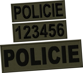POLICIE Taktický set - ZELENÝ