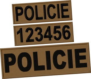 POLICIE Taktický set - COYOTE BROWN