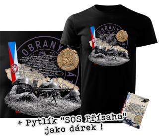 Triko STRÁŽ OBRANY STÁTU - černé