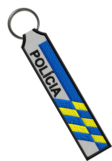POLÍCIA SR - Klíčenka stříbrná